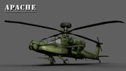 An early render of the Apache.