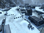 The Military Barracks control point