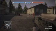 The AEK-971 in Battlefield: Bad Company at Crossing Over in Conquest mode.