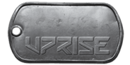 The Uprise Dog Tag from Battlefield 4.