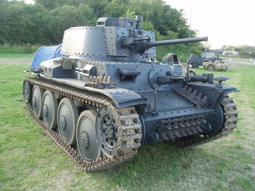 The Tank Museum - A Panzer 38(t) seen at the end of the