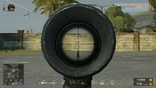 Viewing through M145 scope.