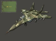 A render of the MiG-29.