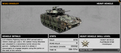 The M3A3 Bradley's in-game description.