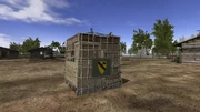 An Air Cav Crate at the U.S. Base on The Ia Drang Valley.