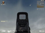 The holographic sight in Battlefield Play4Free.