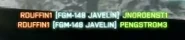 The FGM-148 Javelin appearing in the killfeed.