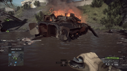 A destroyed BMP-2M