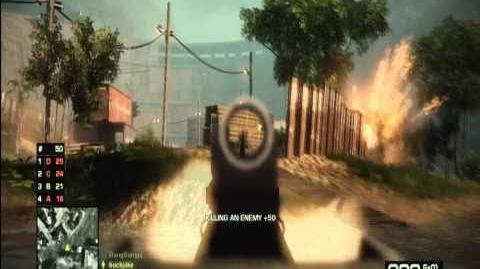 Геймплей с F2000 на сетевых картах Лагуна Преса и Остров Невинных в Battlefield Bad Company 2