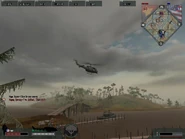 A UH-1D taking part in Operation Game Warden