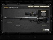 The Vulcan Dead-Eye being equipped on the L96A1 in the customization screen.