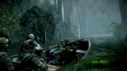 A screenshot of Bravo Two in a Sampan.