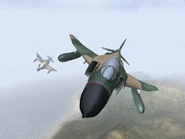 An early promotional render of the F-4 Phantom.