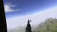 Two gunners use a mounted M60
