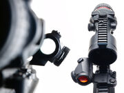 Canted red dot sight