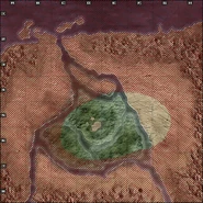 Preview of early version of Zatar Wetlands remaining in the game files.