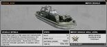 BFBC2 Patrol Bout Light Stats.png (683 KB) The Patrol Boat Light's in-game description.