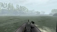 The M249 mounted on a RIB.