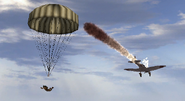 BF1942 IJN DUDE EJECTING PARACHUTE