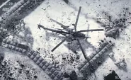 Targeting screen of TV missile.