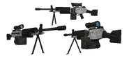 The render of the Scoped Arctic M249.