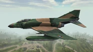 An F-4 Phantom used by the A.R.V.N on Operation Flaming Dart