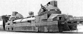 The Zaamurets armored train in WWI, the model for the armored train in Battlefield 1.