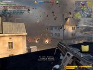 The Orbital Strike in action.