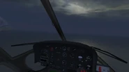 Pilot view without HUD
