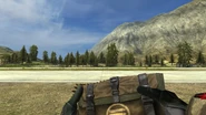 Holding Ammo bag