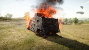 Destroyed front