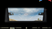 Driver view with HUD