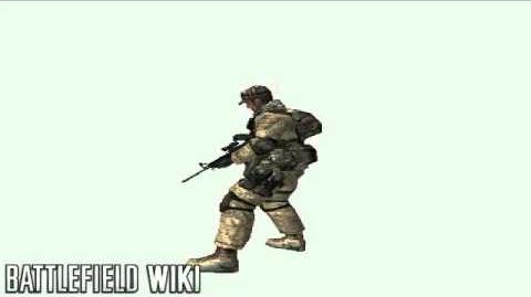 Battlefield 2 - M4 Third Person reload animations