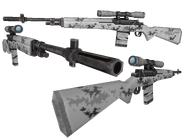 The render of the Winter Camo M-21.