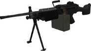 3D model of the M249 SAW in Battlefield 2