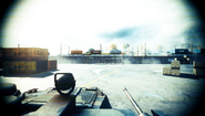 Mk.19 targeting HUD of the gunner's station aboard the AAV-7A1 AMTRAC.