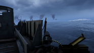 First person left gunner view