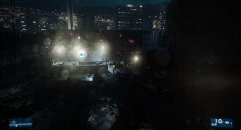 Blackburn providing sniper support.