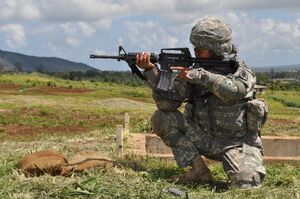 Infantryman Crouching