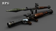 An early render of the RPG-7.