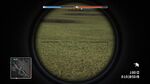 The QBU-88's scope view in Battlefield: Bad Company.