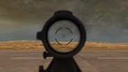 Aiming down scope