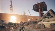 A glimpse of the EBAA in the Battlefield Portal trailer, seen on the right