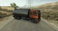 Fuel Tanker on Dust Bowl