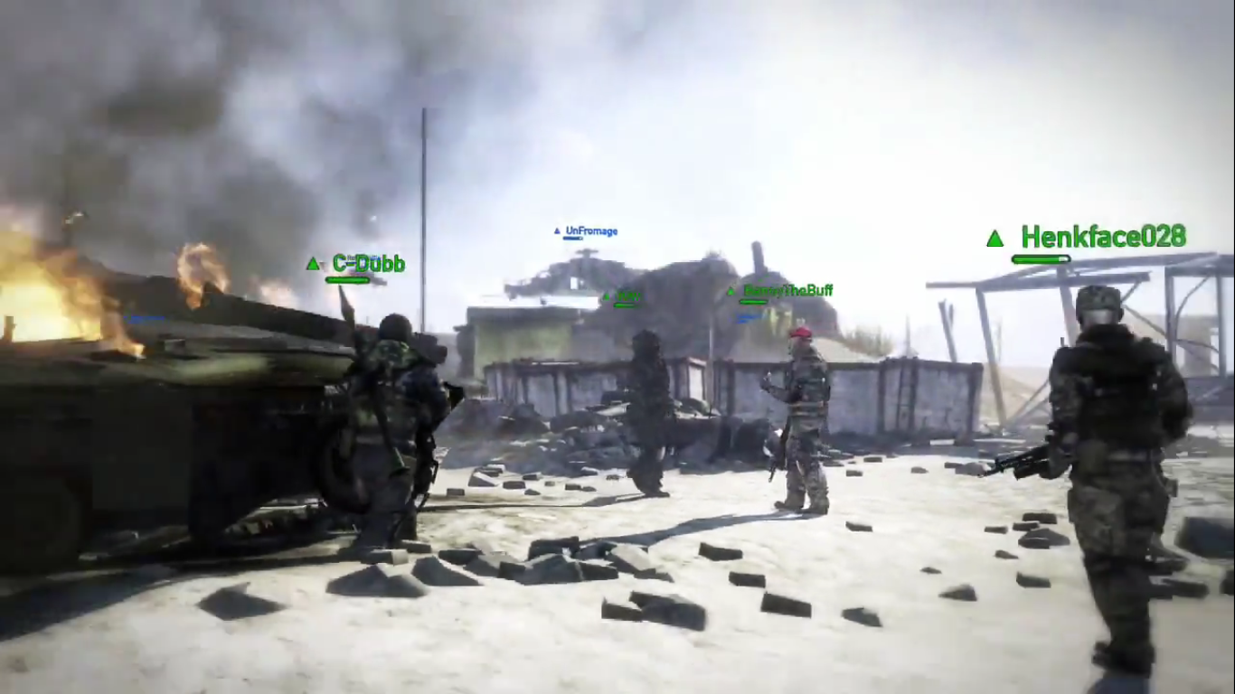 battlefield bad company 2 online multiplayer with 2 local players