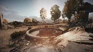 A fountain at the palace