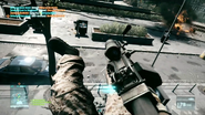 M145 Machine Gun Optic mounted on a M249 SAW in the Operation Metro gameplay trailer.