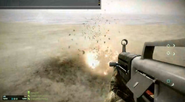 A player using DICE-Boom with a USAS-12