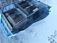 The EU Titan, with the team's commander assets below