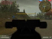 The AK-47's iron sight